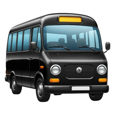 black minibus sticker