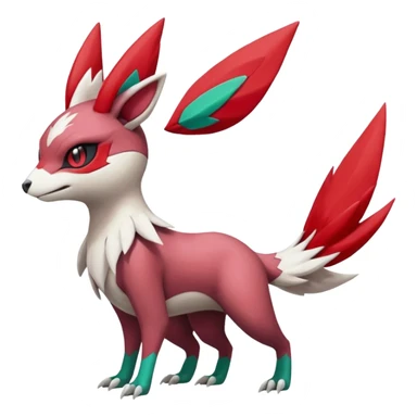 Meloetta-Noivern-Zangoose-Pokémon-Fakémon-creature sticker