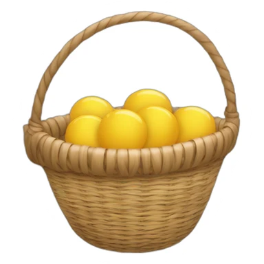 Ballon basket sticker