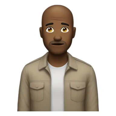 Un homme hyper triste sticker