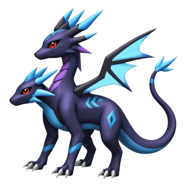 Salandit-Dialga-Zekrom-Umbreon-Silvally-fusion (full body) sticker