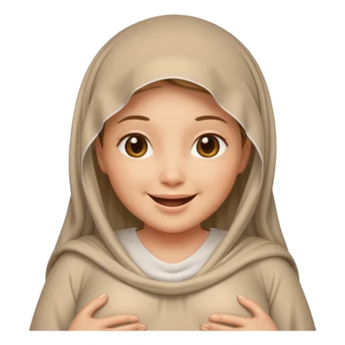 Une femme voilée enceinte sticker