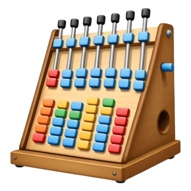 wooden glockenspiel instrument sticker