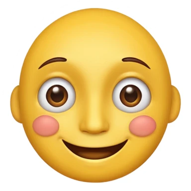 Create a yellow face nodding  sticker