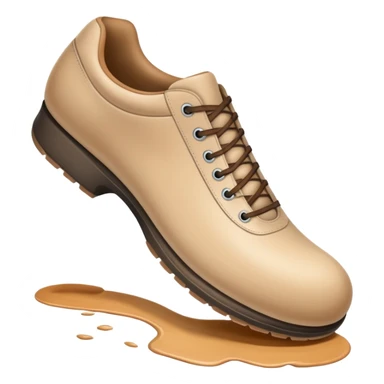 a full human leg with a sneakered foot pressing down on the ground. The shoe sole touches the floor, and directly beneath it a fresh shoe print is clearly visible. Rounded, glossy, smooth, soft shadows, white background.





 sticker