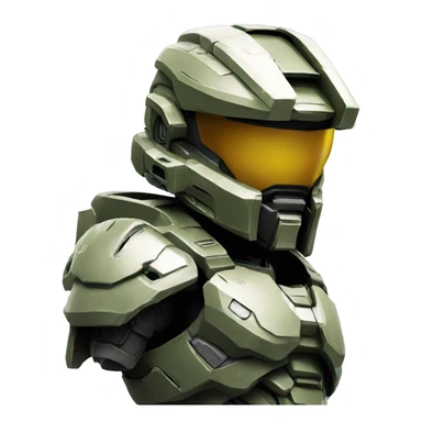 Halo Spartan Standing sticker