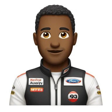 Race car driver sticker