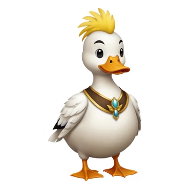 duck King, standing sticker