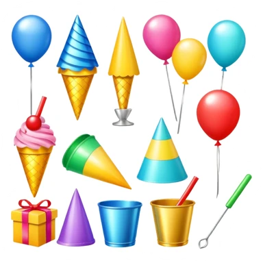 accessoires de fete sticker