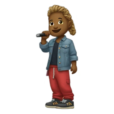 Signe-jul-rappeur sticker