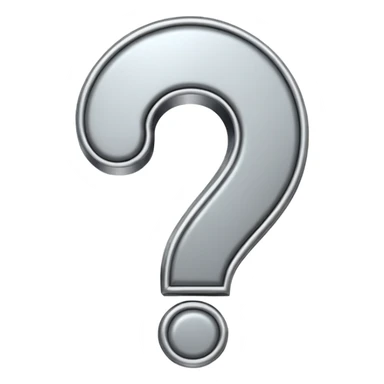 question mark sticker