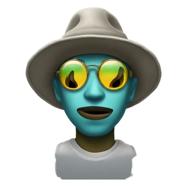 High Stone with face, trippy bucket hat and cali sticker