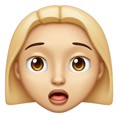 Emoji whispering something secretly sticker