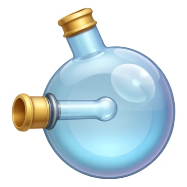 Bubble pipe made of quartz sticker