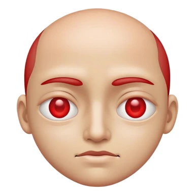 Right eye red swollen and blind  sticker