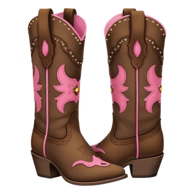 cowgirl boots cute a tiny bit of pink on it NO TEAL  sticker