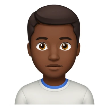 Carl Anthony Payne II with dark brown hair sticker