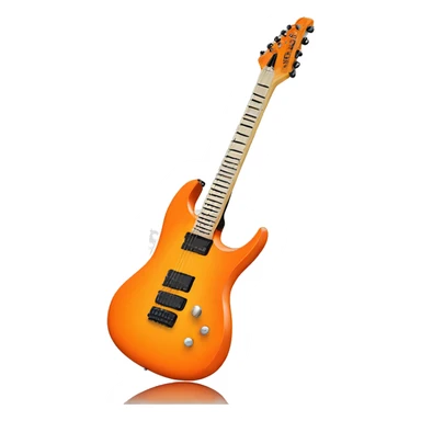 Orange ibenez Joe satriani guitar sticker