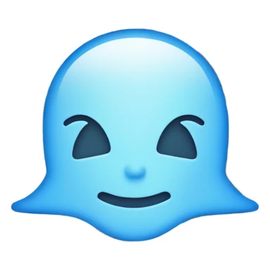 Logo Snapchat in blue  sticker