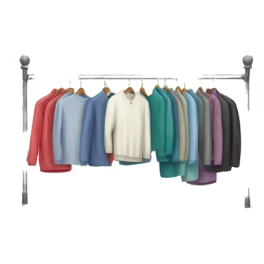 clothing rack sticker