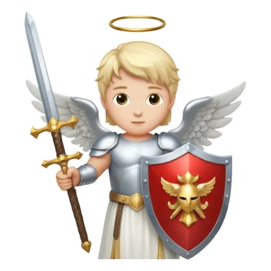 - 🛡️ Shield – symbolizing protection
- ⚔️ Sword – representing spiritual warfare
- 👼 Angel – the heavenly messenger
- ✨ Sparkles – highlighting his glory sticker