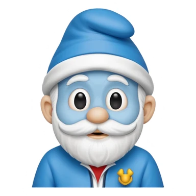 papa smurf  sticker