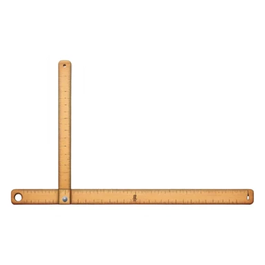 ruler with inch measurements sticker