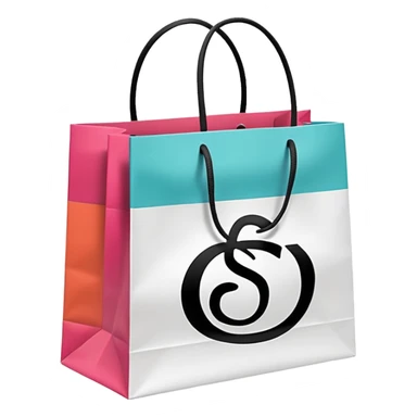 sephora and lululemon shopping bags sticker