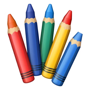 crayons sticker