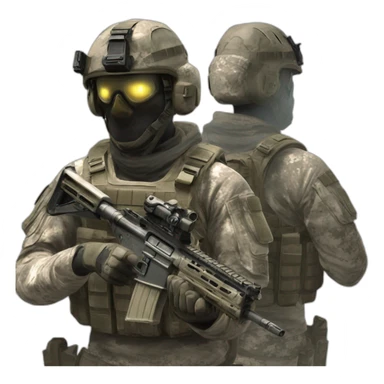 Ghost from Call of Duty Modern Warfare 2 sticker