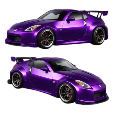 350z drift tuning purpel sticker