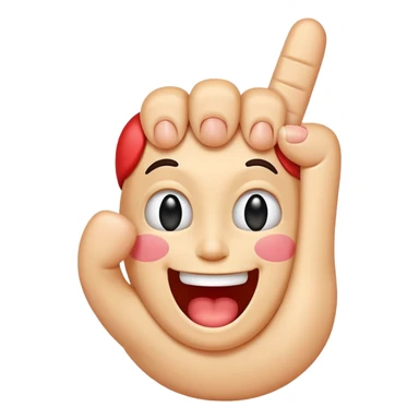 Middle finger 🖕 and laughing face 🤣  sticker