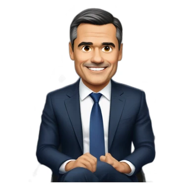 presidente pedro sanchez en un avion sticker