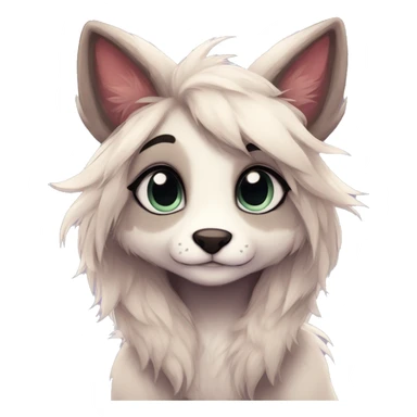 Shy kawaii cute anthro furry by Falvie, LiLaiRa, griffsnuff, AngieWolf sticker