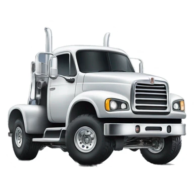 Truck with tall lifted suspension in the front and lowered suspension in the back with big chrome wheels sticker