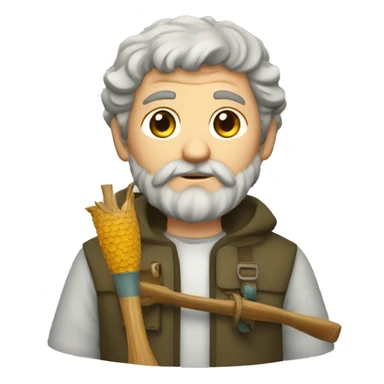 Saint peter the fisherman sticker