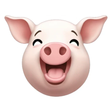 cerdito feliz con una frace agradeciendo y coon marca de agua en la parte inferior diciendo granja el compadre sticker