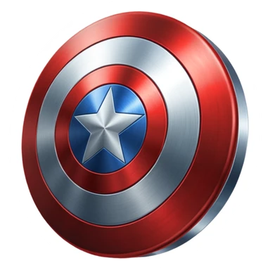 Captain America shield emoji sticker