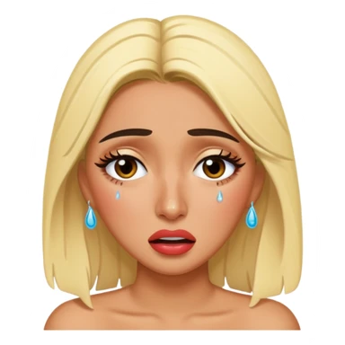 Huda from love Island crying sticker