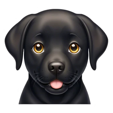 Black Labrador ￼ sticker