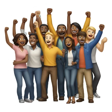 Victory is ours sticker