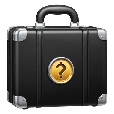 maletin con dinero cerrado sticker