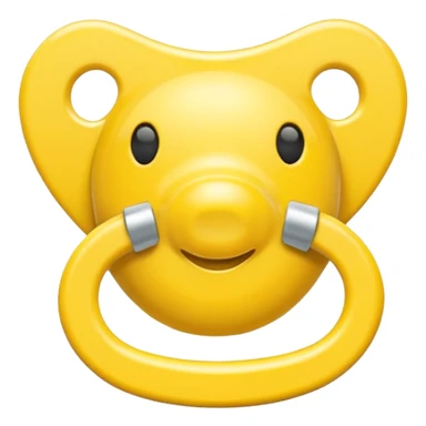 Chupeta amarela sticker