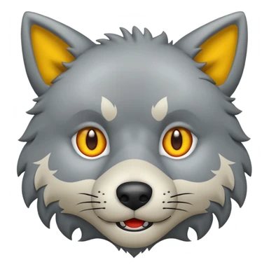 Tráeme una imagen de un lobo enojado sticker