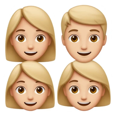 classic emoji, neutral face, neither feminine nor masculine, smirk smile, mischievous gaze sticker