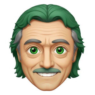 Ian McShane with green eyes sticker