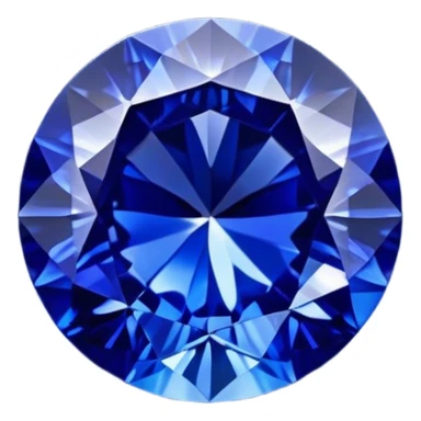 Cinematic Realistic Sapphire Emoji, Deep blue and stunning, with smooth, polished facets that gleam with a vibrant intensity. The deep blue hue reflects light in mesmerizing patterns, and a soft, glowing aura adds to the precious, regal nature of the gemstone. Soft glowing outline, capturing the essence of wisdom and royalty in a dazzling sapphire. sticker