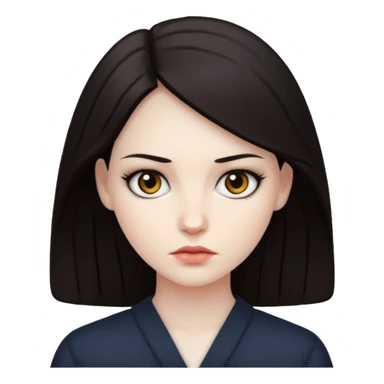 So very serious woman sticker