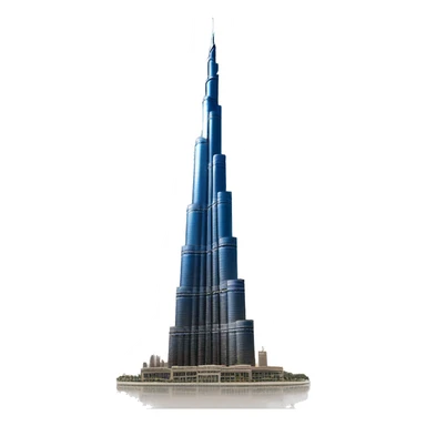 photorealistic Burj khalifa sticker