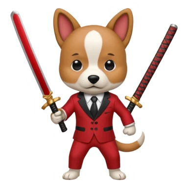 dogpool from Deadpool & Wolverine movie sticker